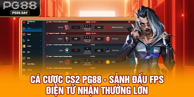 Cá Cược CS2 PG88 - Sảnh Đấu FPS Điện Tử Nhận Thưởng Lớn