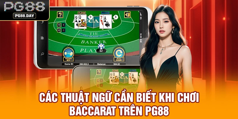 Các thuật ngữ cần biết khi chơi baccarat trên PG88