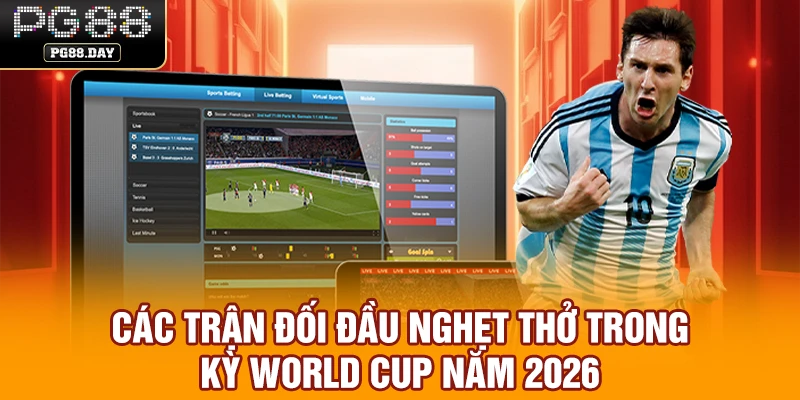 Các trận đối đầu nghẹt thở trong kỳ World cup năm 2026