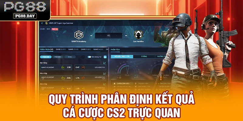 Quy trình phân định kết quả cá cược CS2 trực quan